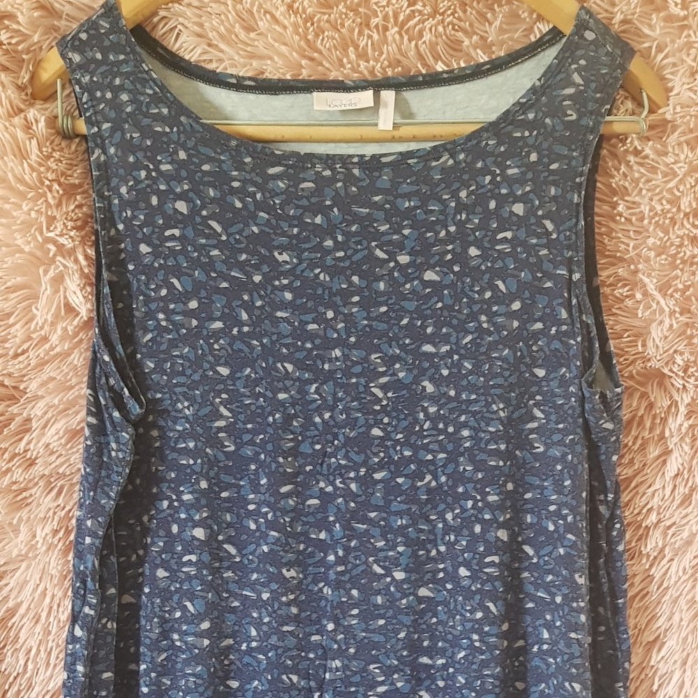 LOGO Layers by Lori Goldstein Printed Knit Tank